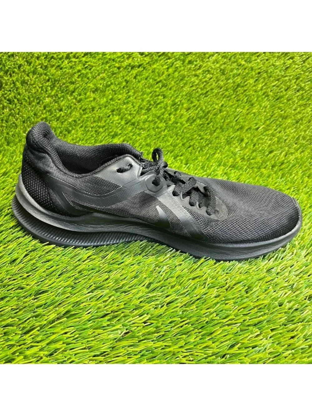 Nike Downshifter 10 Womens Size 8.5 Triple Black Athletic Running Shoes Sneakers
